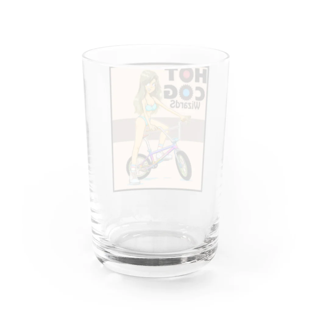 nidan-illustrationのHOT COG Water Glass :back