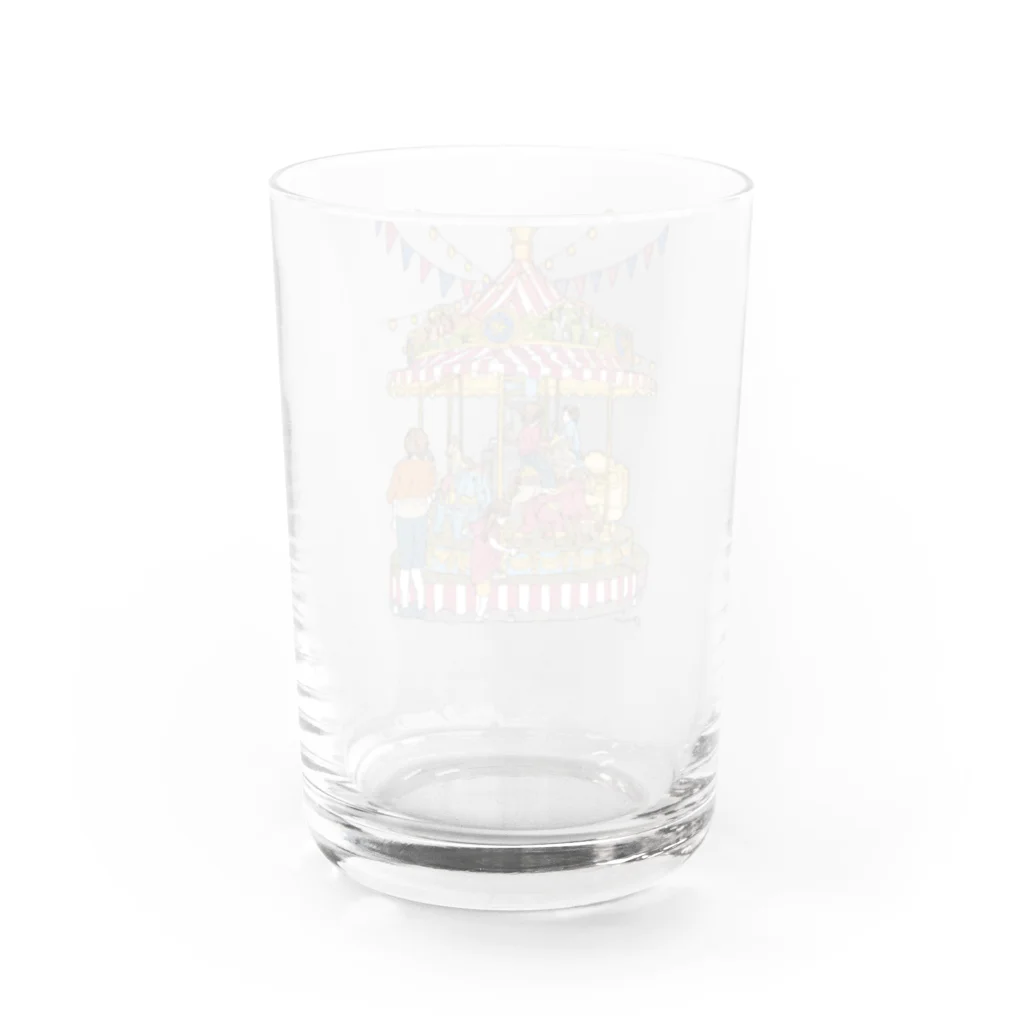 Anriのメリーゴーランド（透過） Water Glass :back