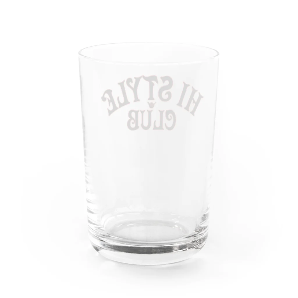 ハワイスタイルクラブのHI STYLE CLUB Water Glass :back