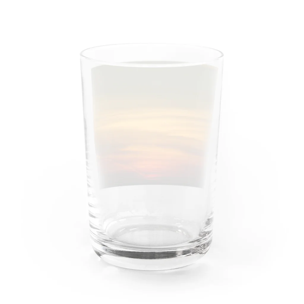 yuritakoのsunset  Water Glass :back