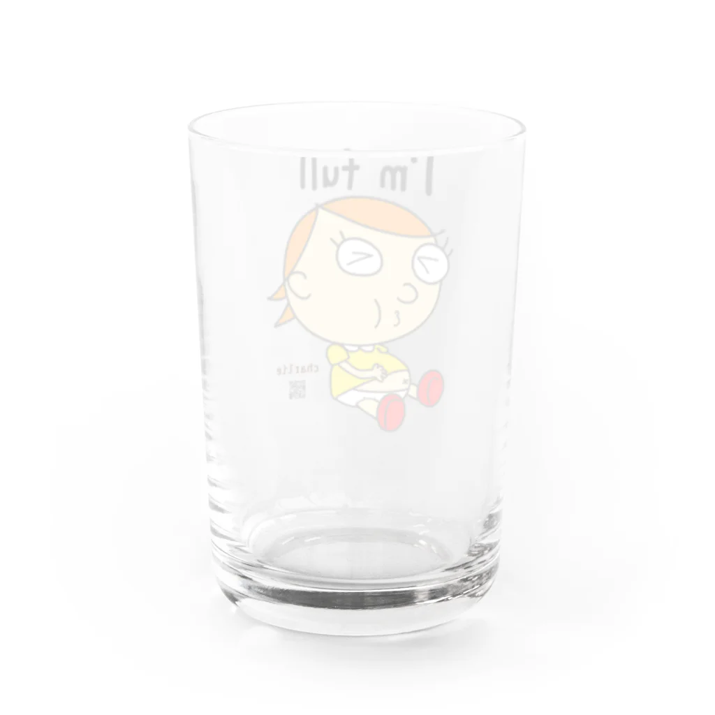 charlolのI'm full charlie Water Glass :back