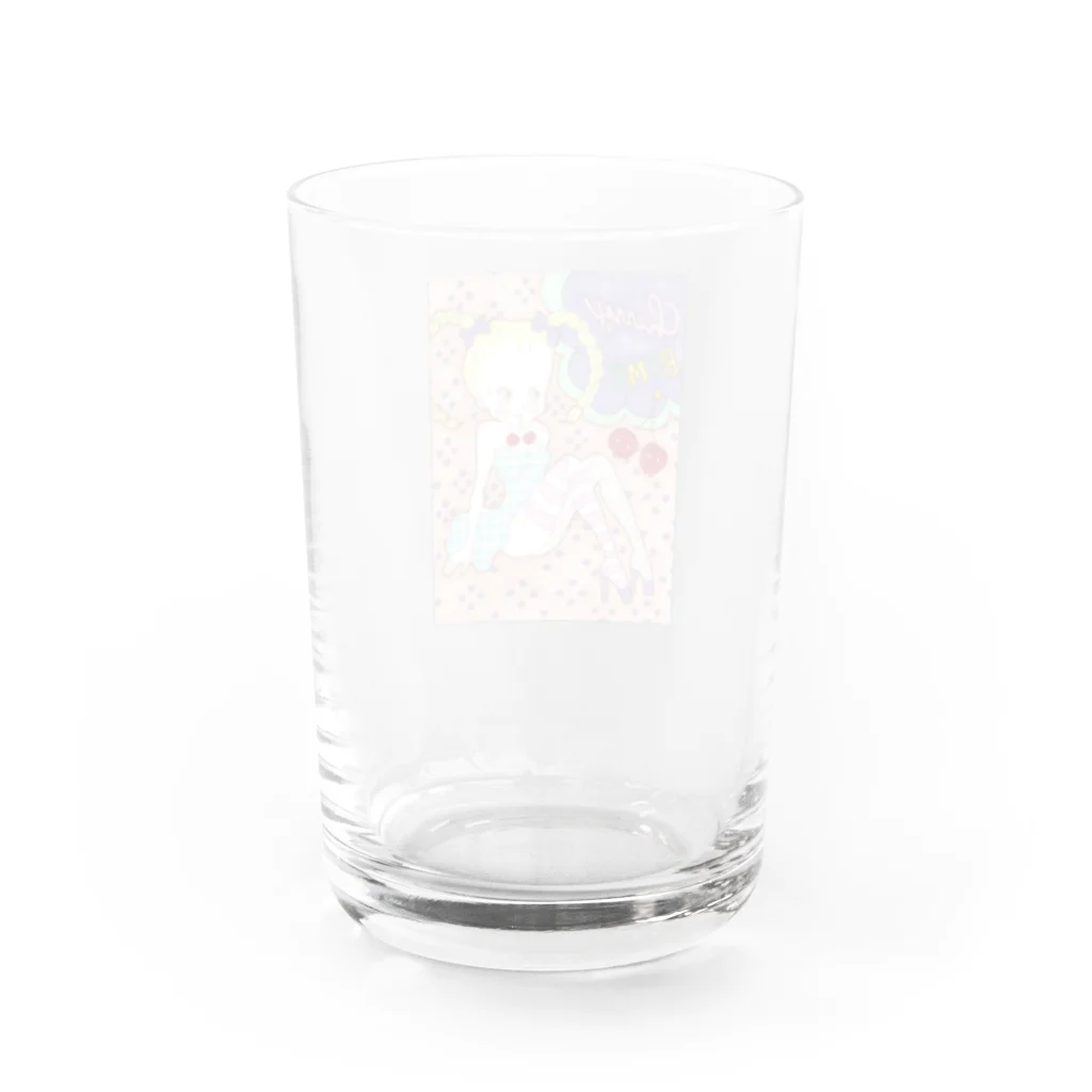 kaoru_littieのCherry  Bomb Water Glass :back