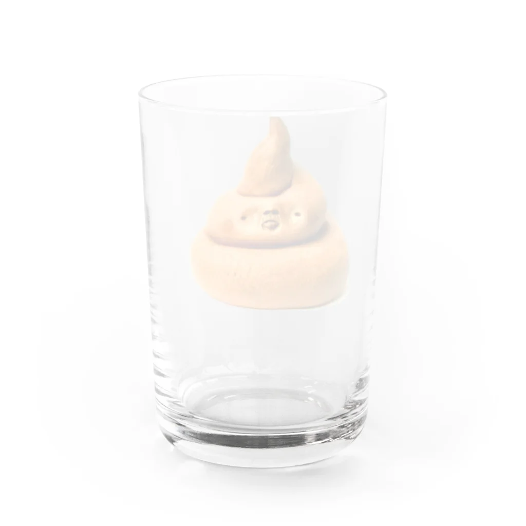 はにわ作家 松江直樹のクサオ（うんこ、うんち） Water Glass :back