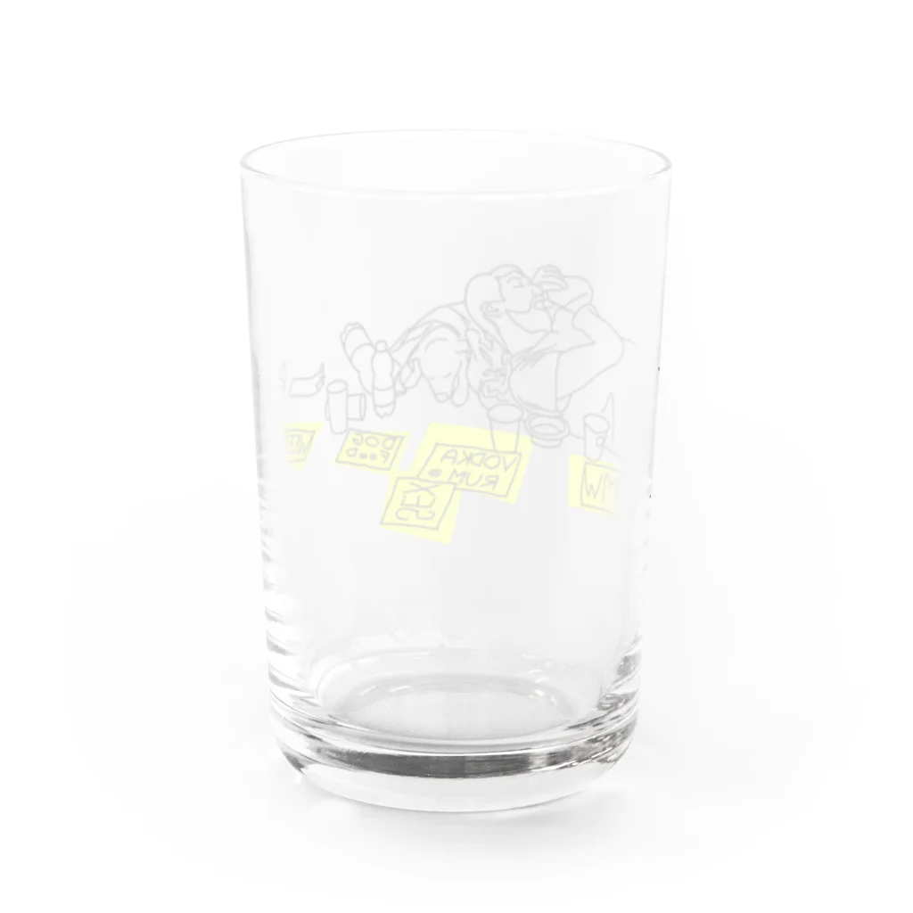 chiiise999のドイツのホームレス with 犬 Water Glass :back