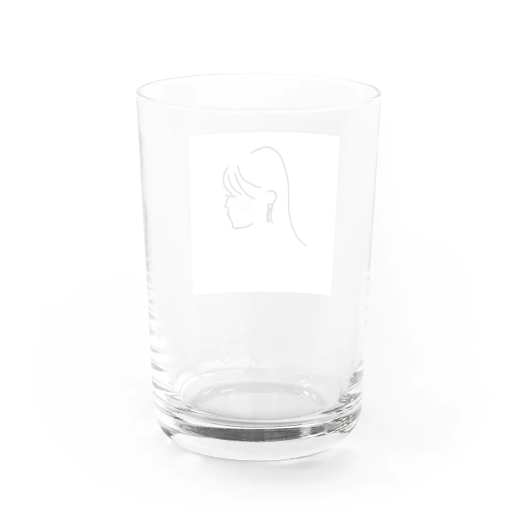 kanipanの彼女の横顔 Water Glass :back