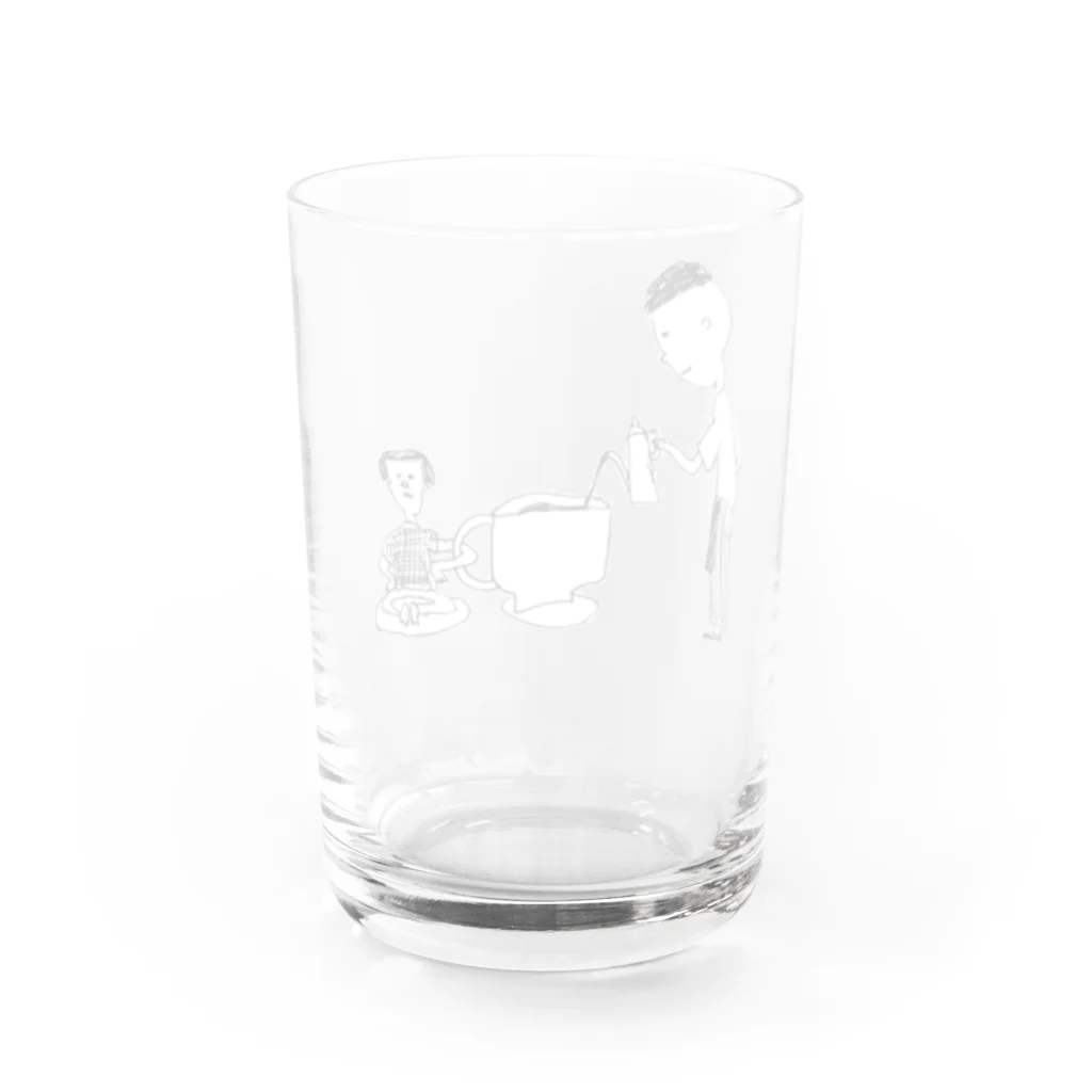 室井雑貨屋のcoffee Water Glass :back