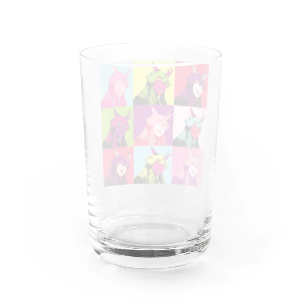 mugachuのあへへなプリンスくん Water Glass :back