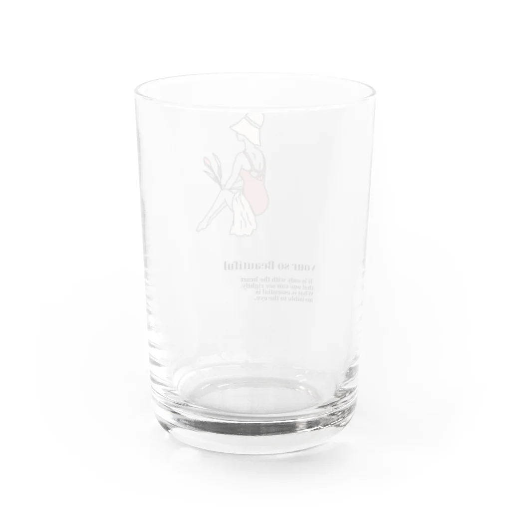 ggotgill（コッキル）のyou're so beautiful Water Glass :back