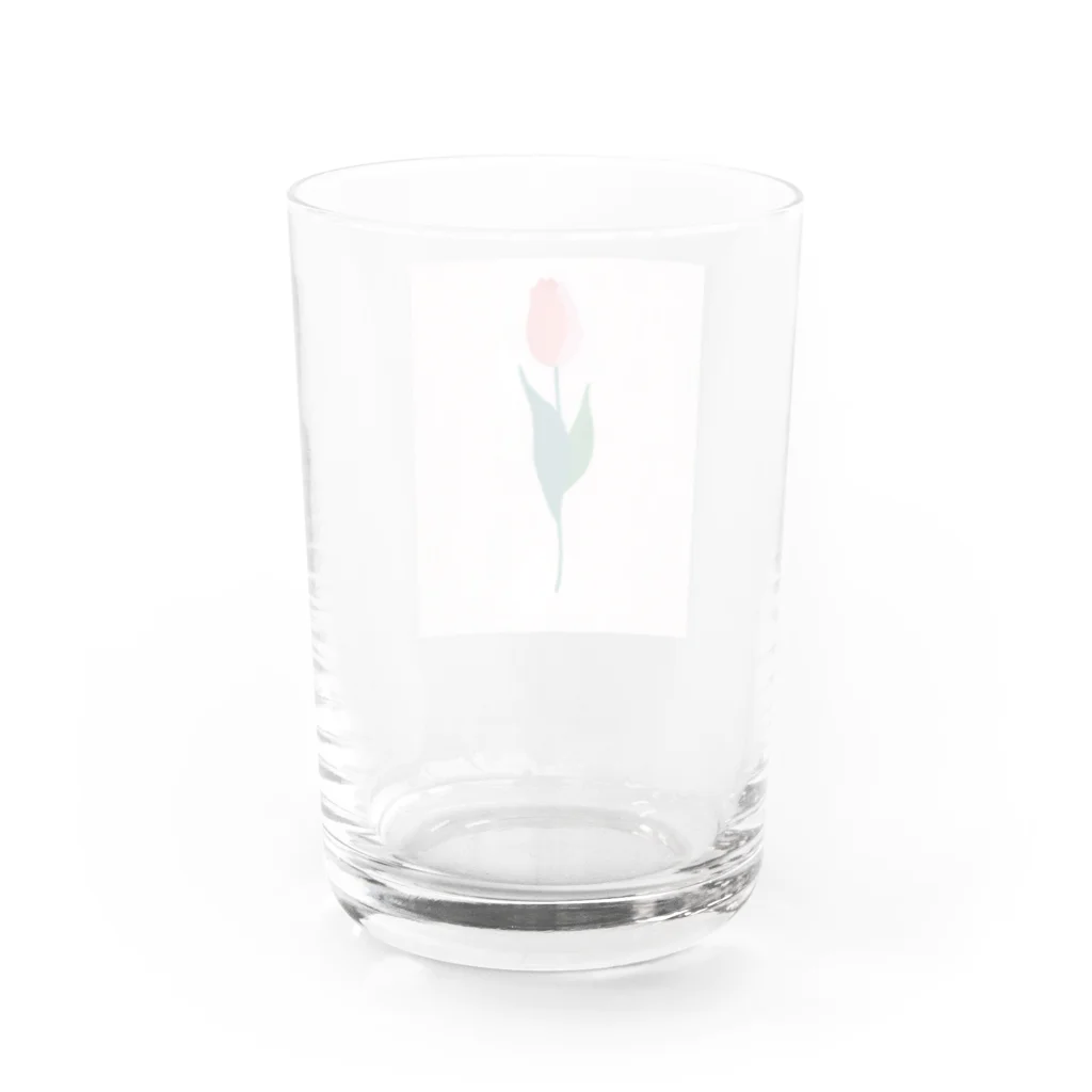 miie.(みー)のチューリップ Water Glass :back