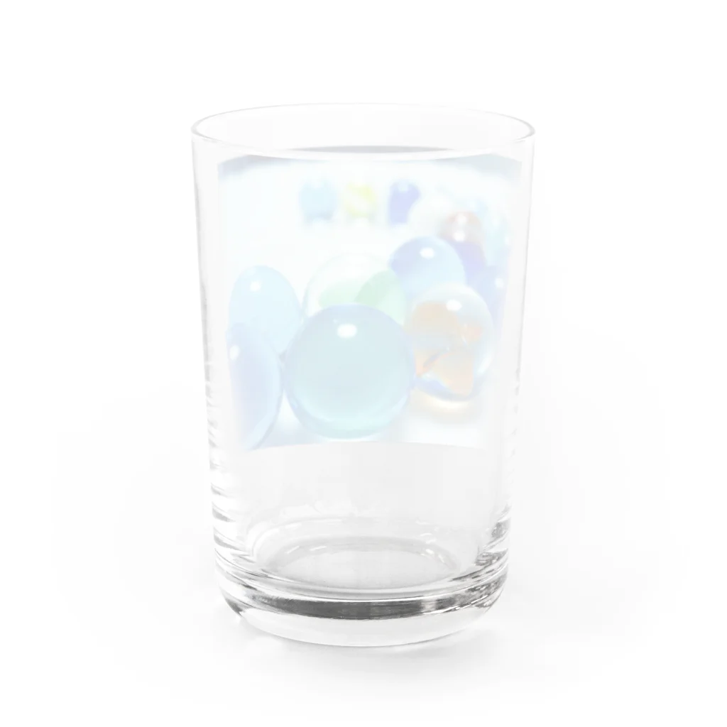 とまさんのビー玉 Water Glass :back