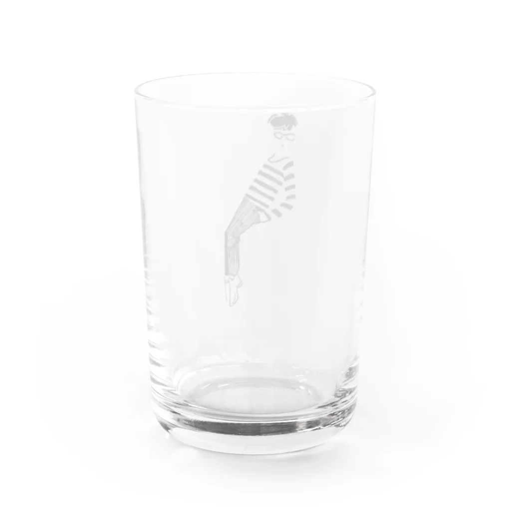 ジャスのつま先立ち Water Glass :back