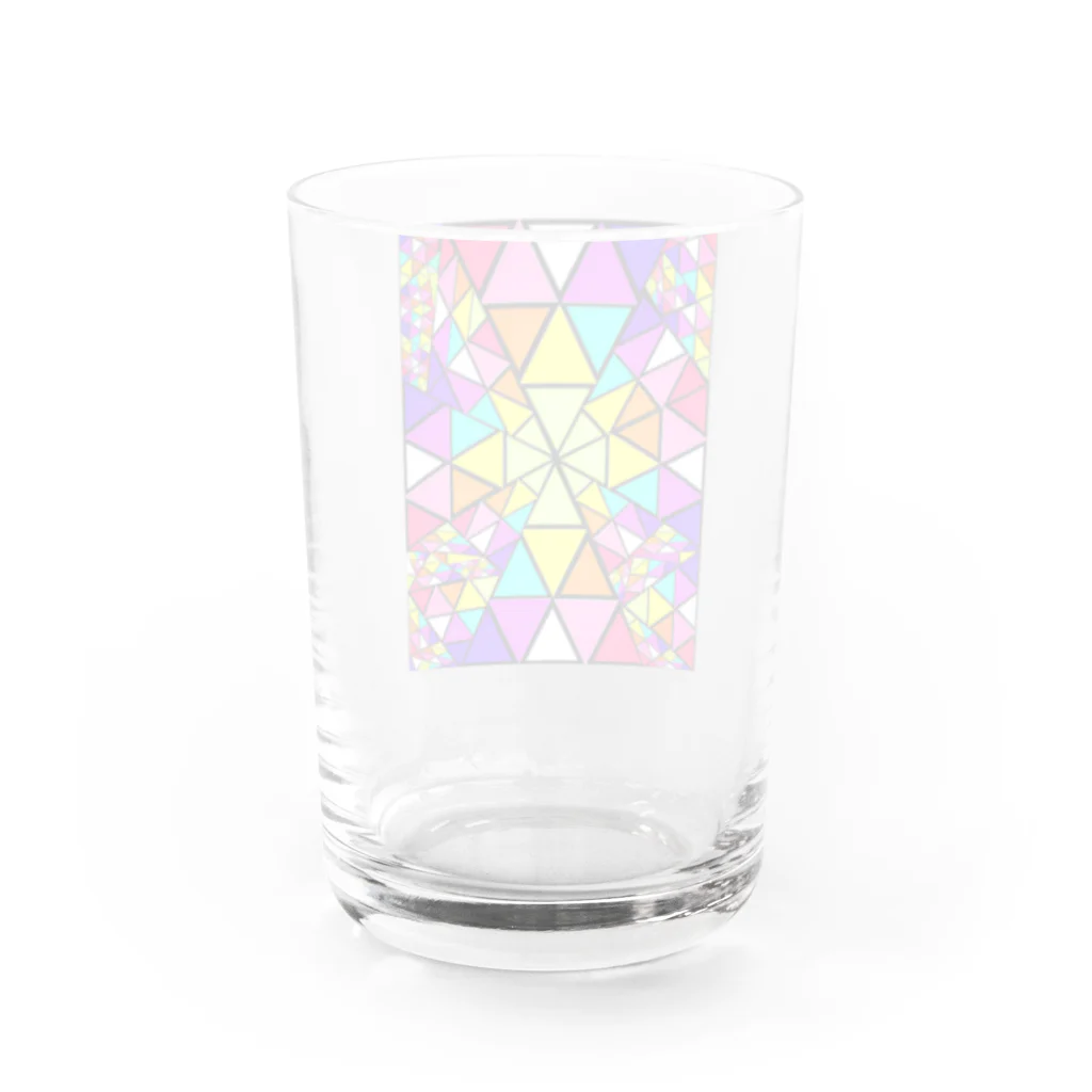 みにゃ次郎のステンドグラス Water Glass :back