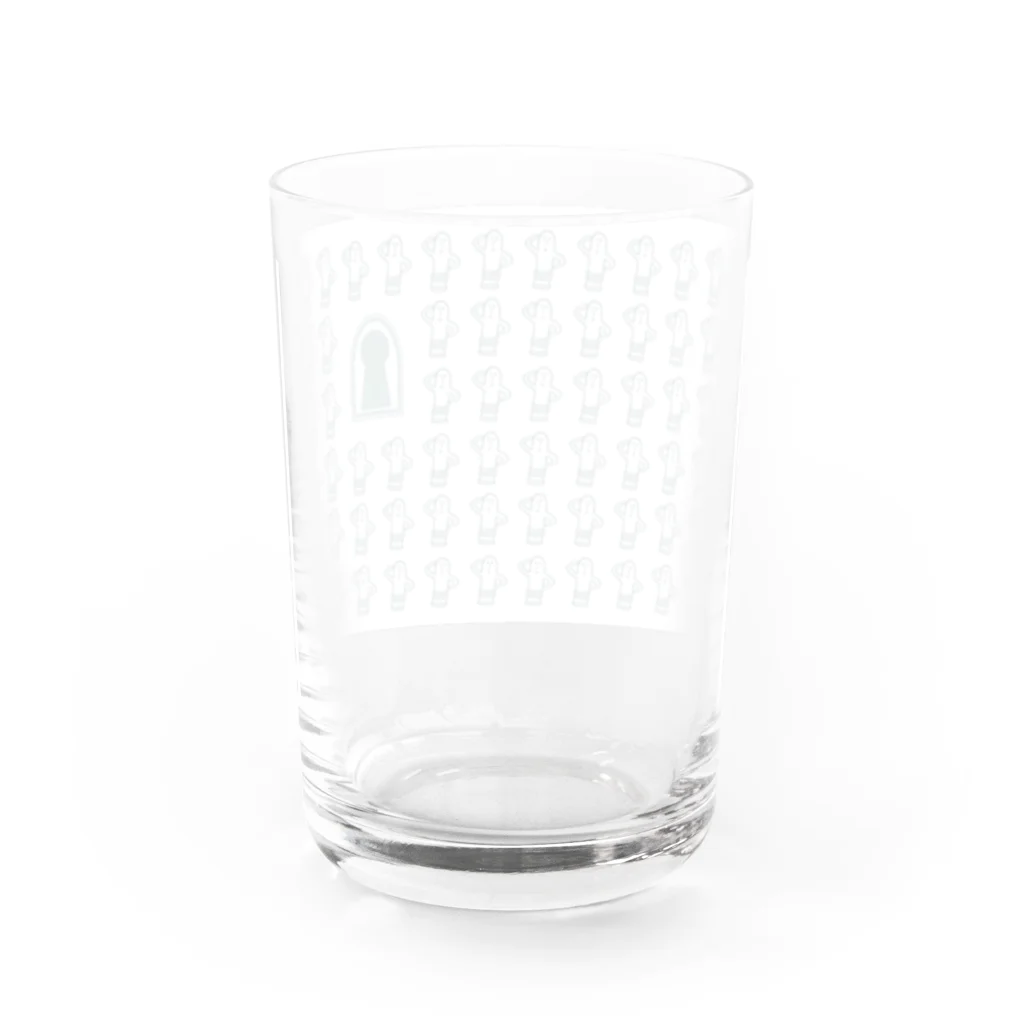 e商品.netの埴輪がおおくて古墳する！！ Water Glass :back