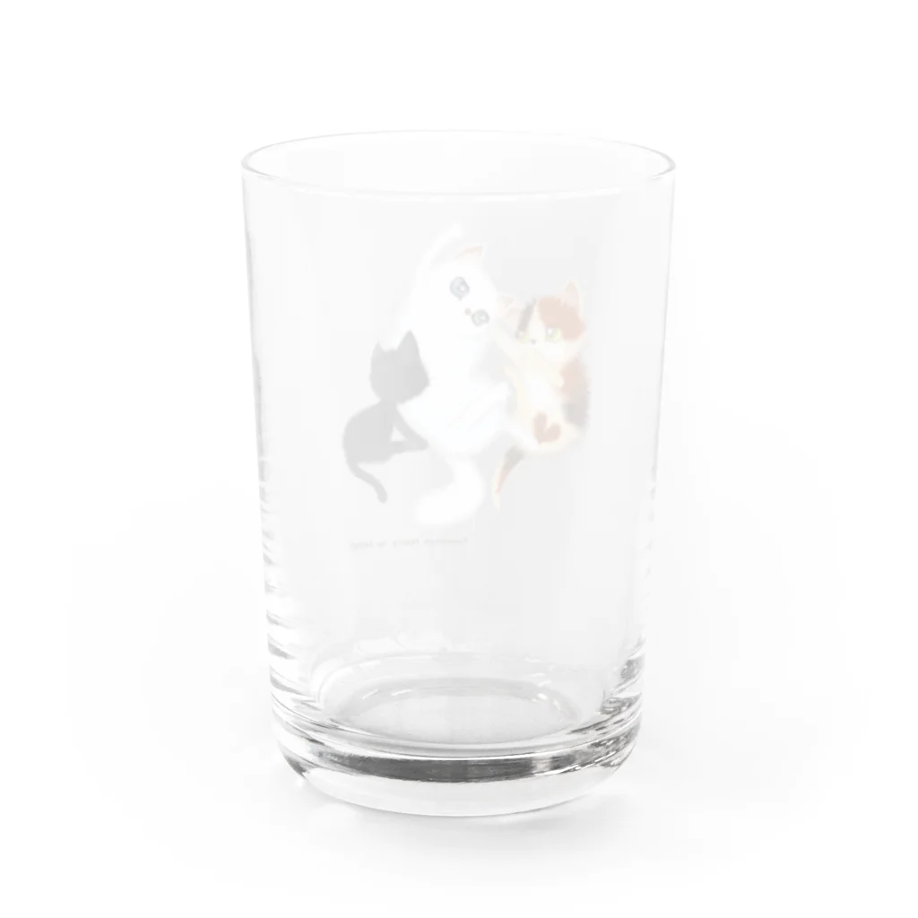 ＮＯＮＯのたわむれニャンズ Water Glass :back