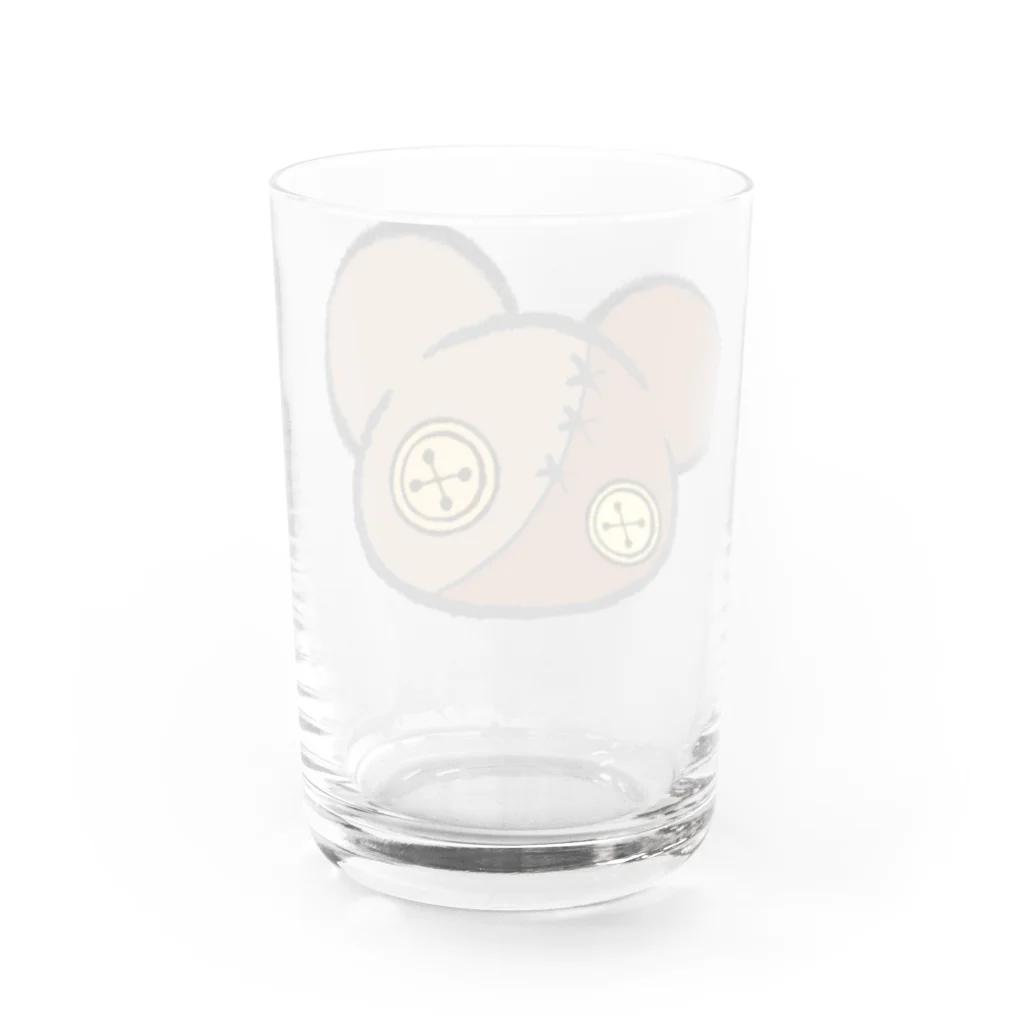 かがり思考作成場の【つむぎはぎシリーズ】 ぺあべあーべあーず Water Glass :back