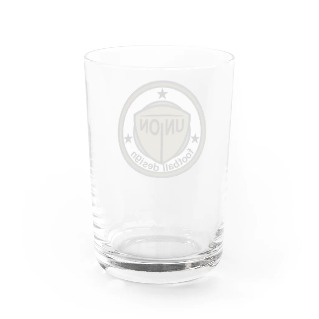 union football designのunion football design Water Glass :back