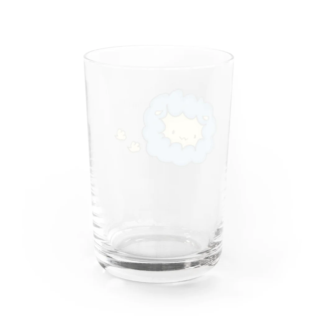 Savon sheep のしゃぼん玉ぷちんの冬じたく Water Glass :back