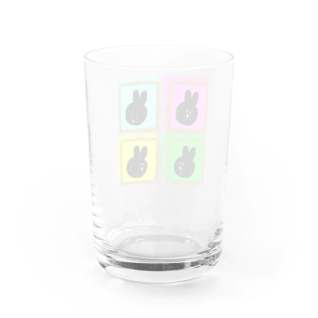 Mouse HouseのBLACK RABBIT Water Glass :back