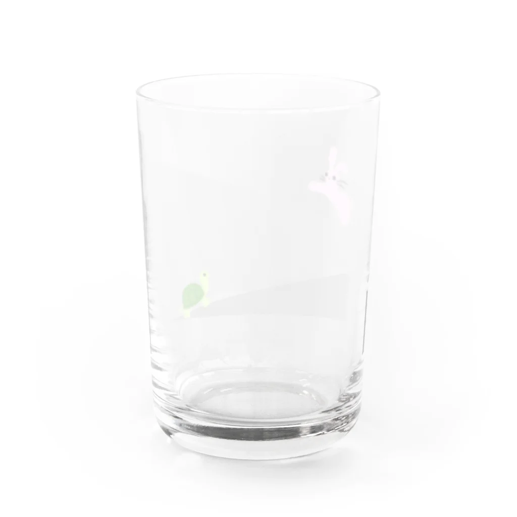 mai−iamのウサギちゃん・カメちゃん Water Glass :back