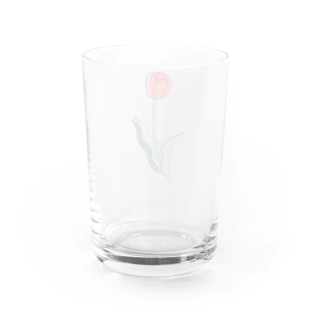 ampluieのtulip. Water Glass :back