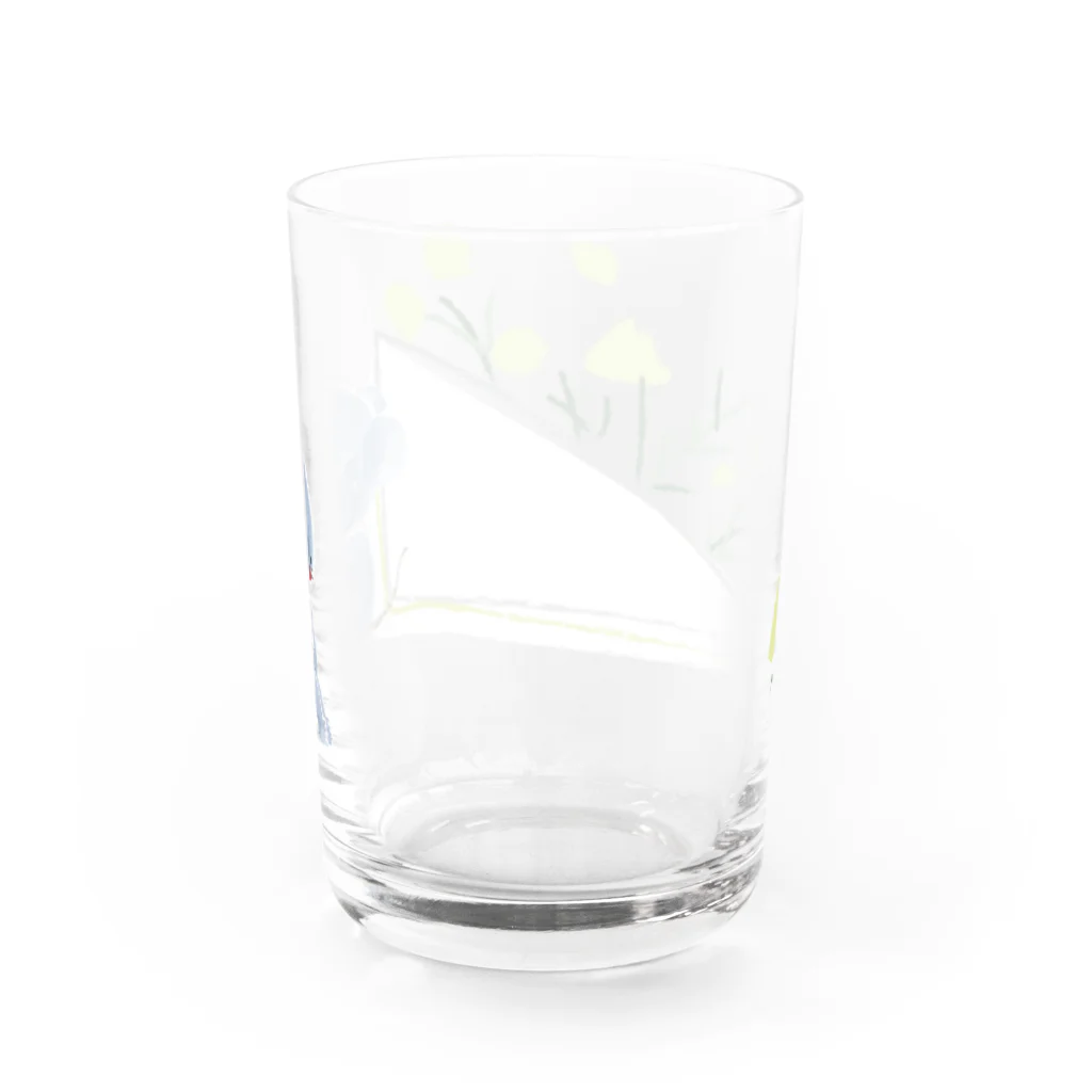 やまぎわさゆりのもじもじねずみ、寄り添う。 Water Glass :back