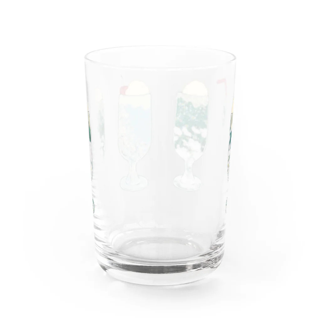 ときわ いとの春と夏のクリームソーダ Water Glass :back