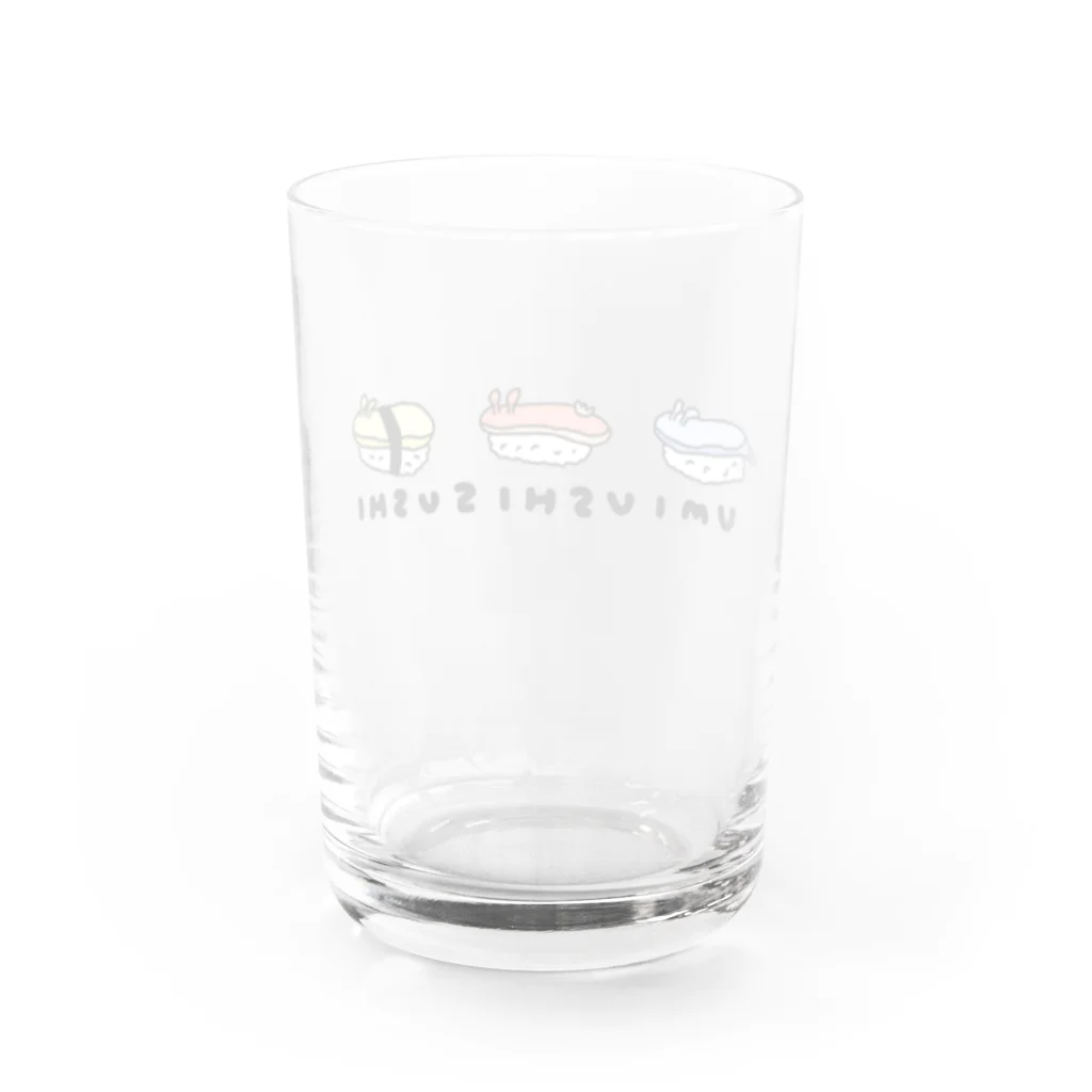 びすこのウミウシ寿司シリーズ Water Glass :back