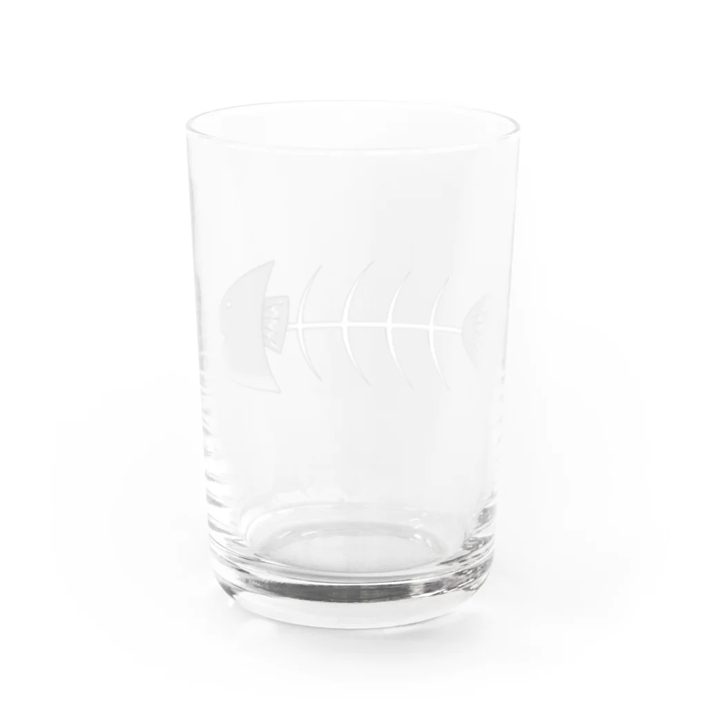 みにもーのおよぐおさかな！ Water Glass :back