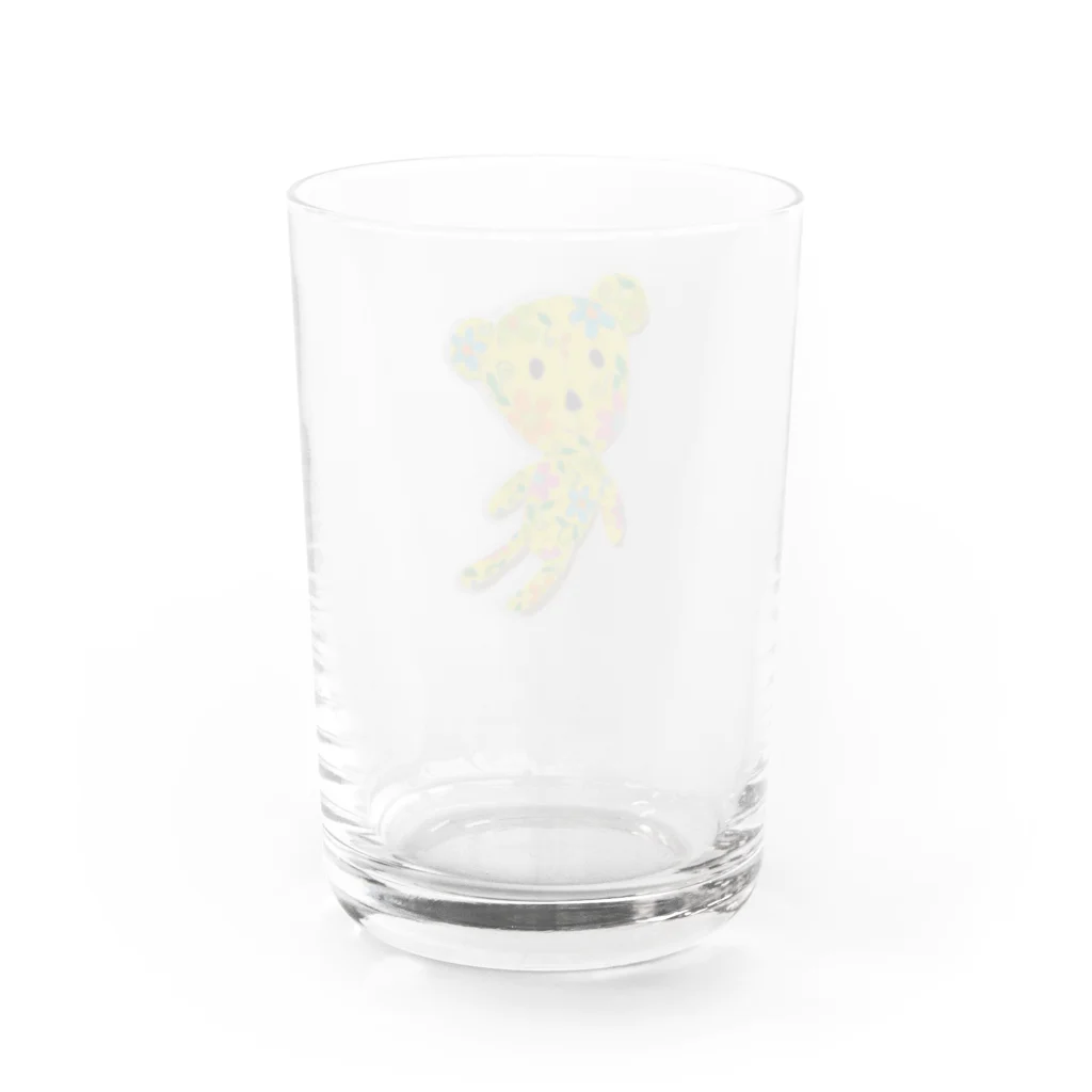 Weの花くま Water Glass :back