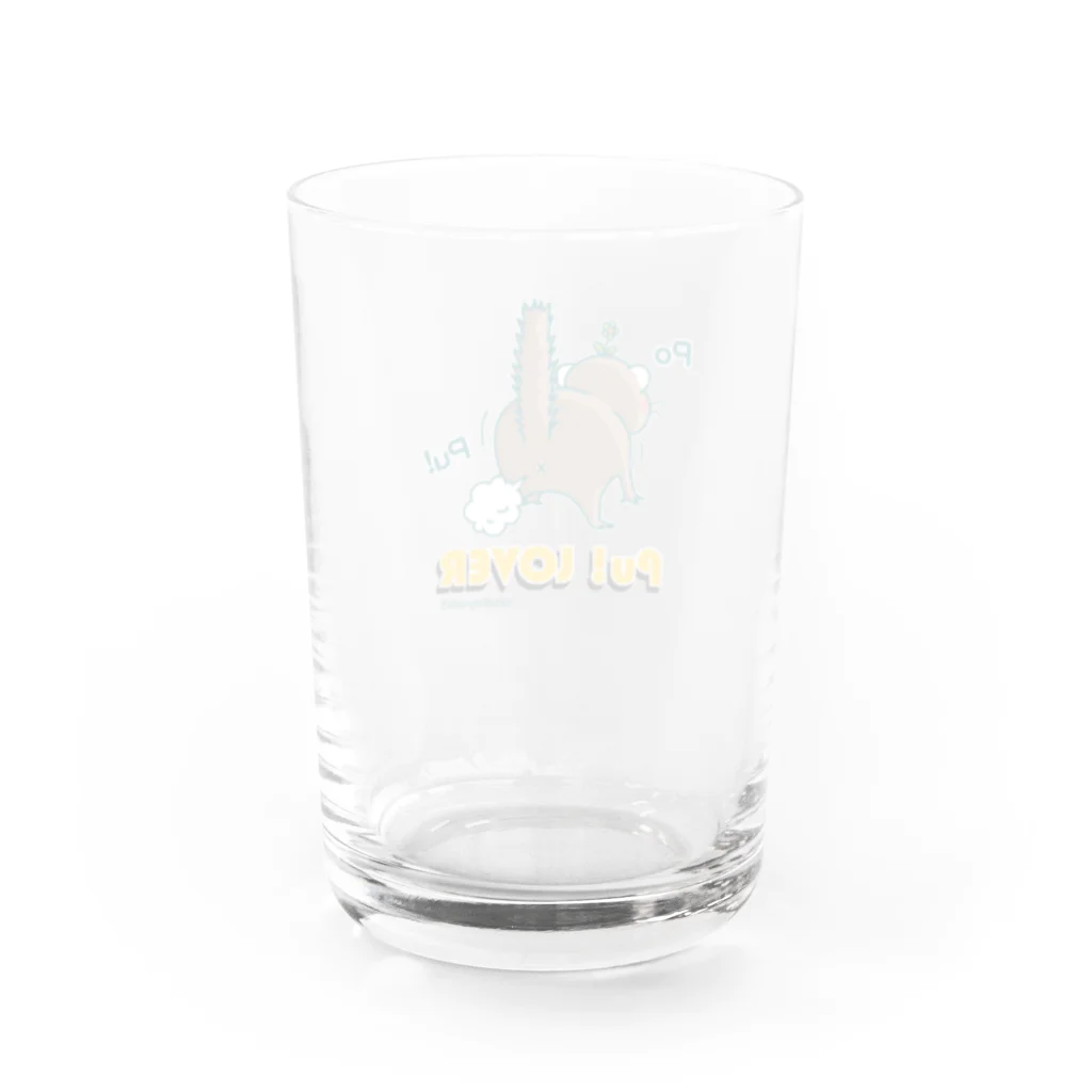 sasabayashi8のぷっ！お尻のため息フェレットラバー平八 Water Glass :back