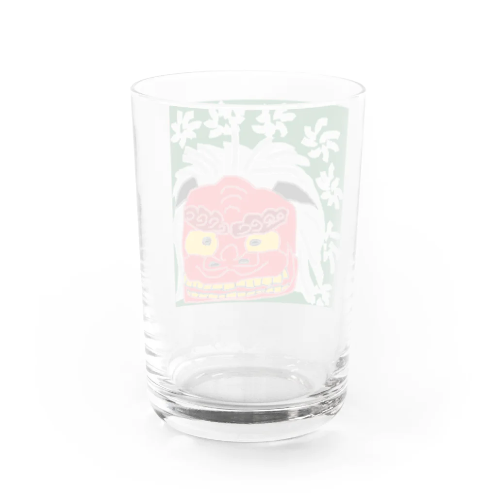 ゆるゆる。の獅子舞 Water Glass :back