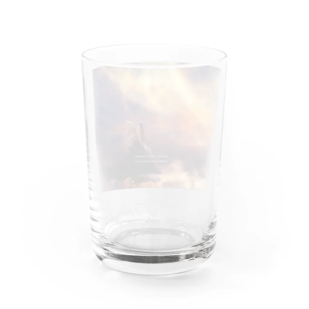 月花愛葉(*Mana*)  イラストレーター  イラスト アートの天使ちゃん＊ Water Glass :back