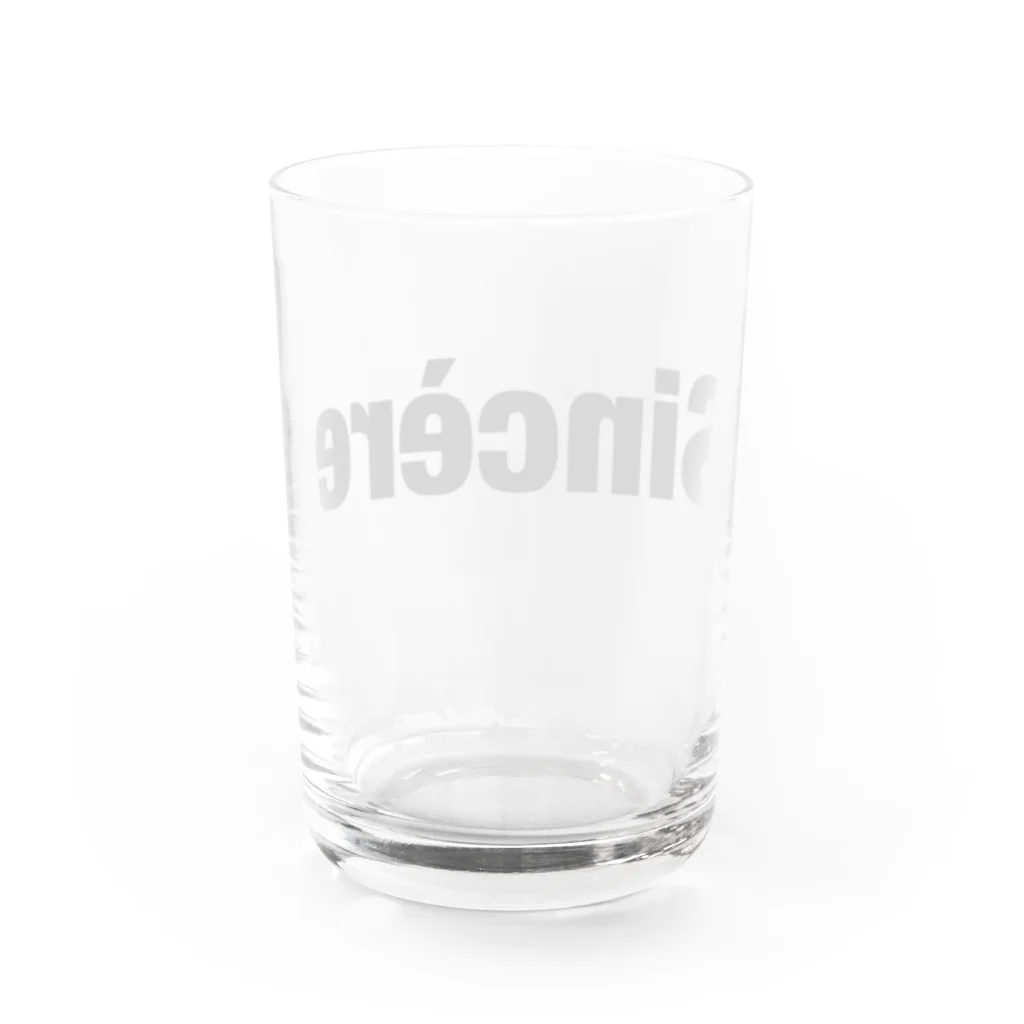 LOVE lovelyのLOVE LOGO Water Glass :back