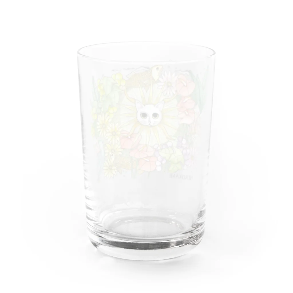 ブリキ屋の猫神さま Water Glass :back
