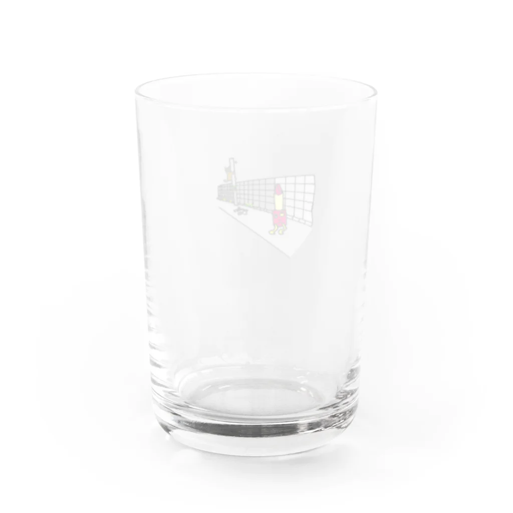 A-craftの口紅星人 Water Glass :back