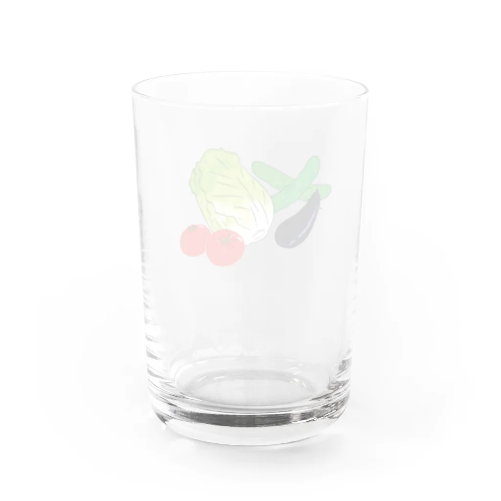 大津萌乃のみずみずしい野菜 Water Glass :back