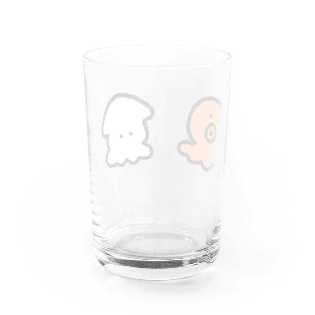 あゆかんのいかとたこ Water Glass :back