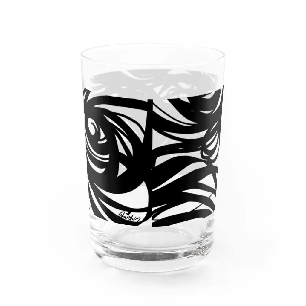 Miyuki_Sakagamiのlong hairちゃん Water Glass :back