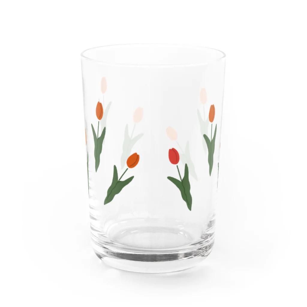 ▷            chiroruのtulip Water Glass :back