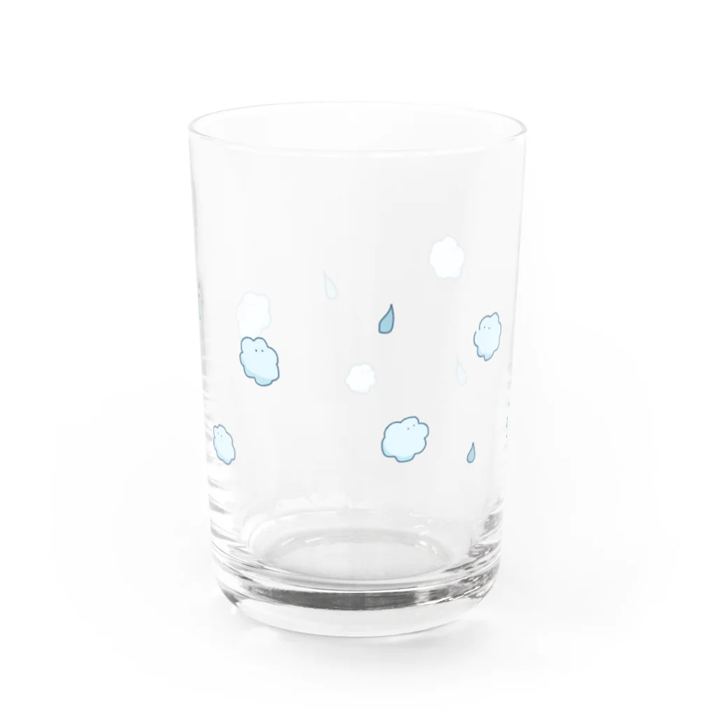 mofumofu factoryのkumori Water Glass :back