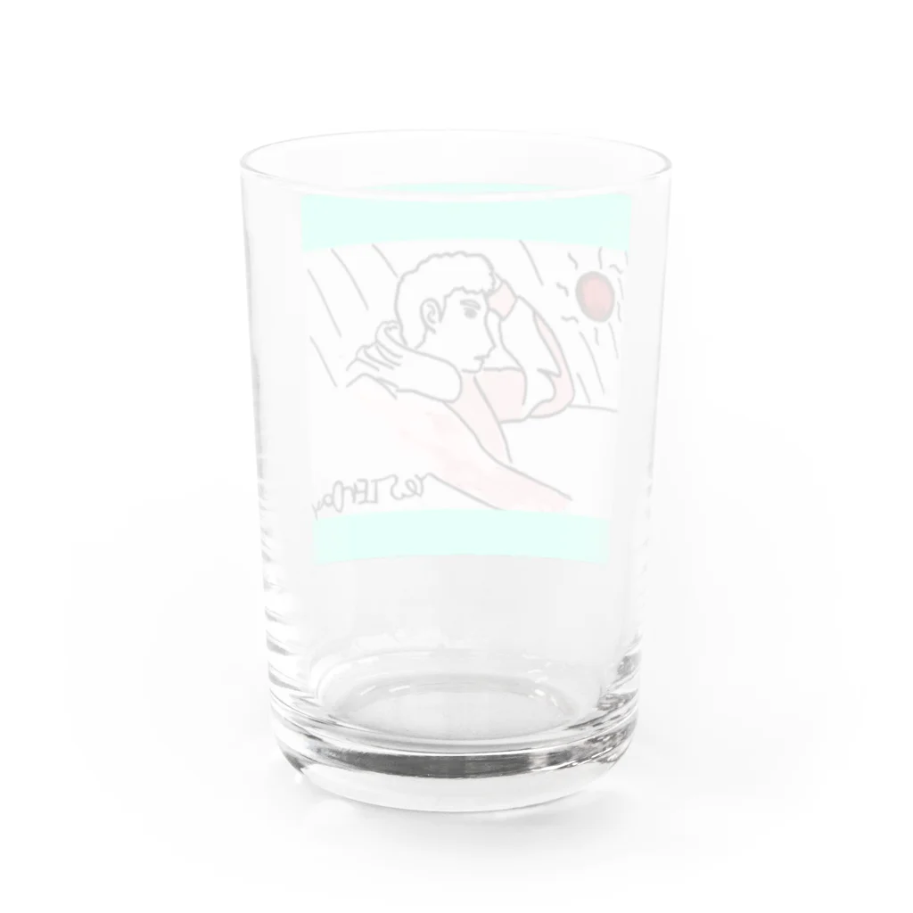 tomizuka 💰の男 Water Glass :back