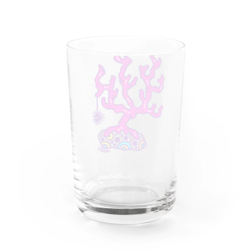 INGRIDのサンゴ（ピンク） グラス反対面