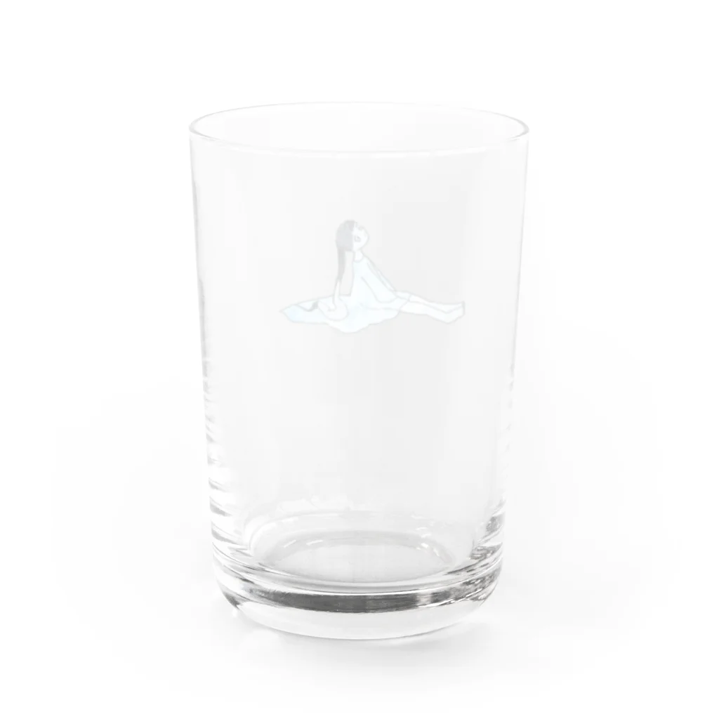 佐藤撫子の氷いっぱい Water Glass :back