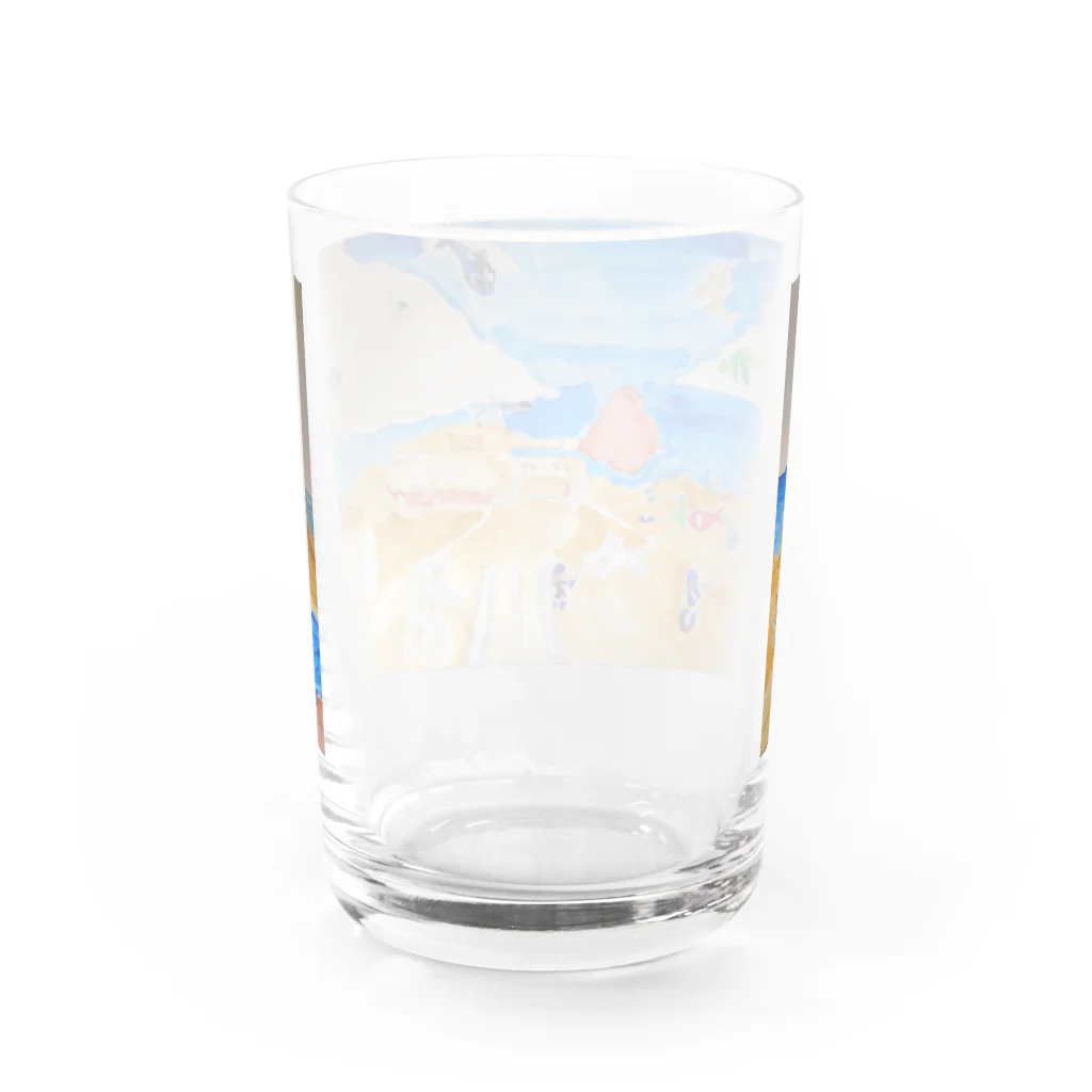 LIONの信仰的ショップの戦場 Water Glass :back