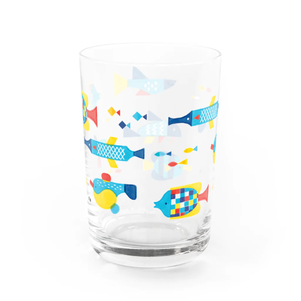 ひしだようこのスイスイ Water Glass :back