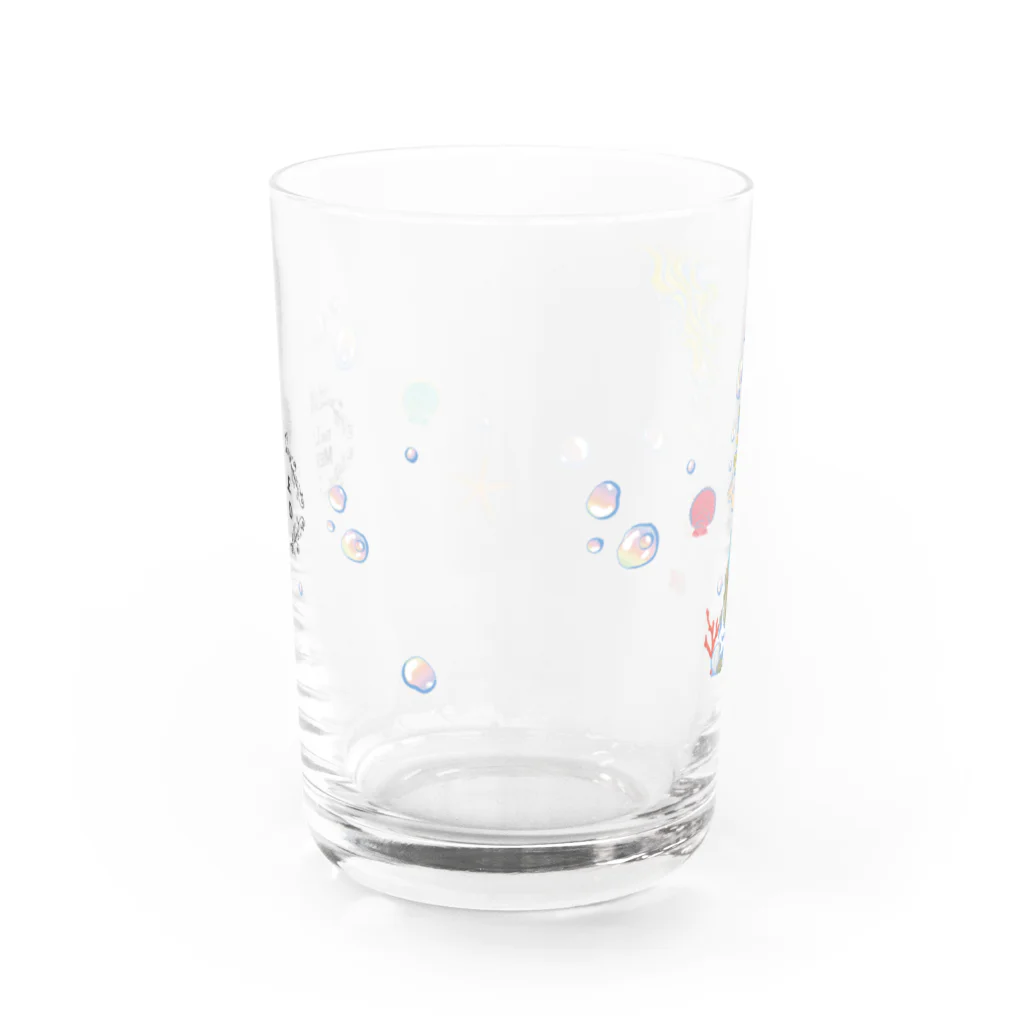 morimorikaの人魚姫ちゃん Water Glass :back