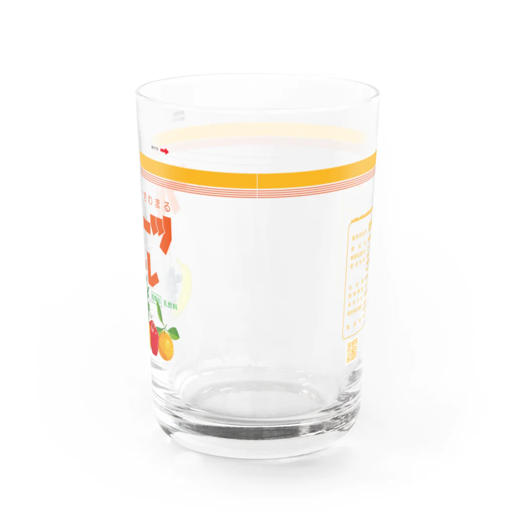 ハリーズアパートメントのフルーツオレ  Water Glass :back