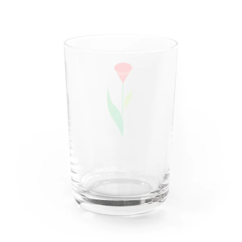 pazooのFlower01 Water Glass :back