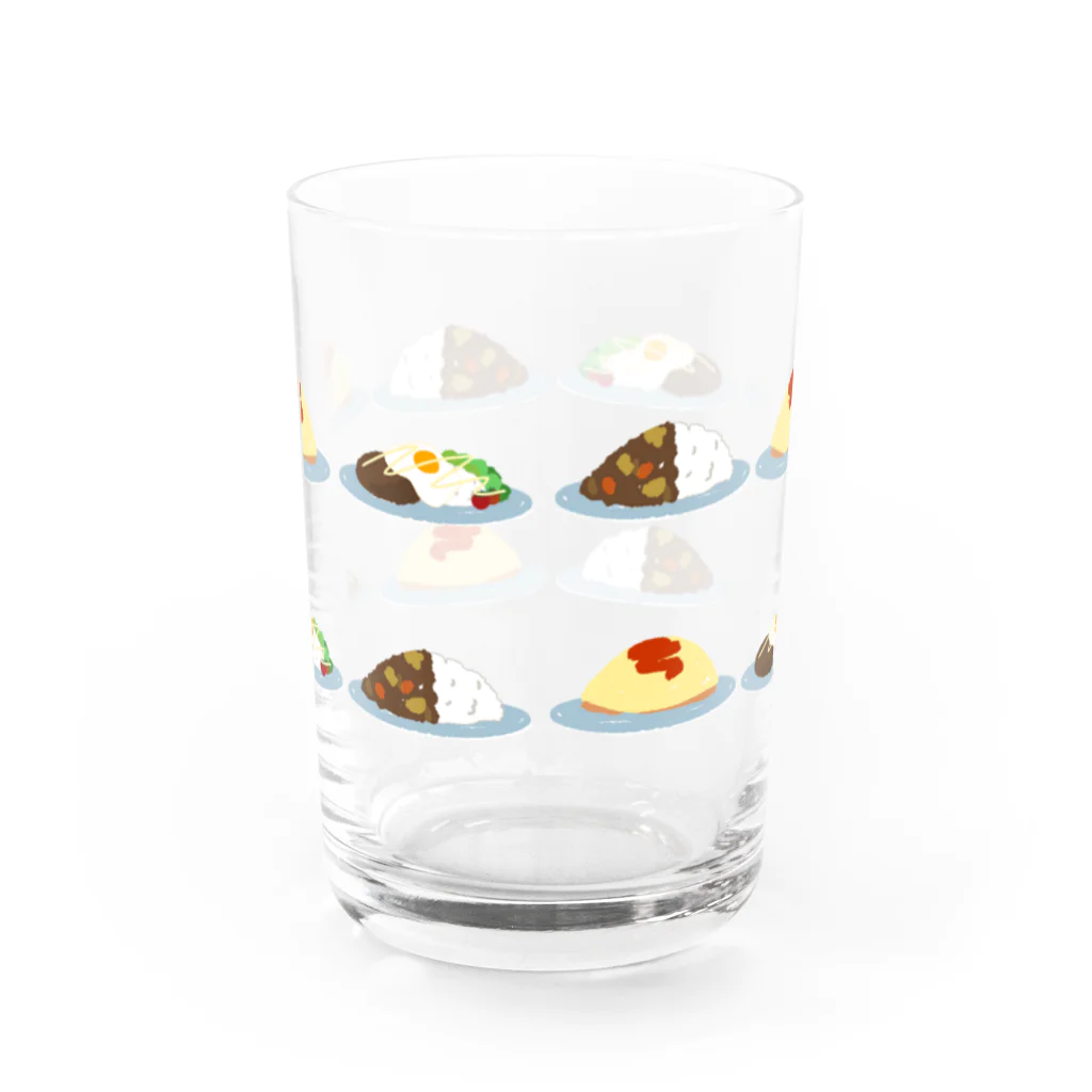 わおさきのおいしいごはんC Water Glass :back