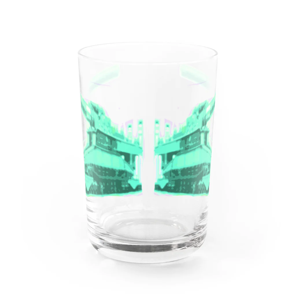 Danke Shoot Coffeeの列車砲 Water Glass :back